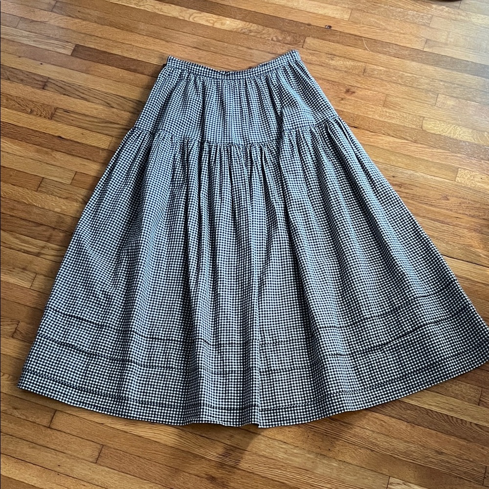 Doen Sebastiane Skirt in gingham RARE colorway - Picture 3 of 11